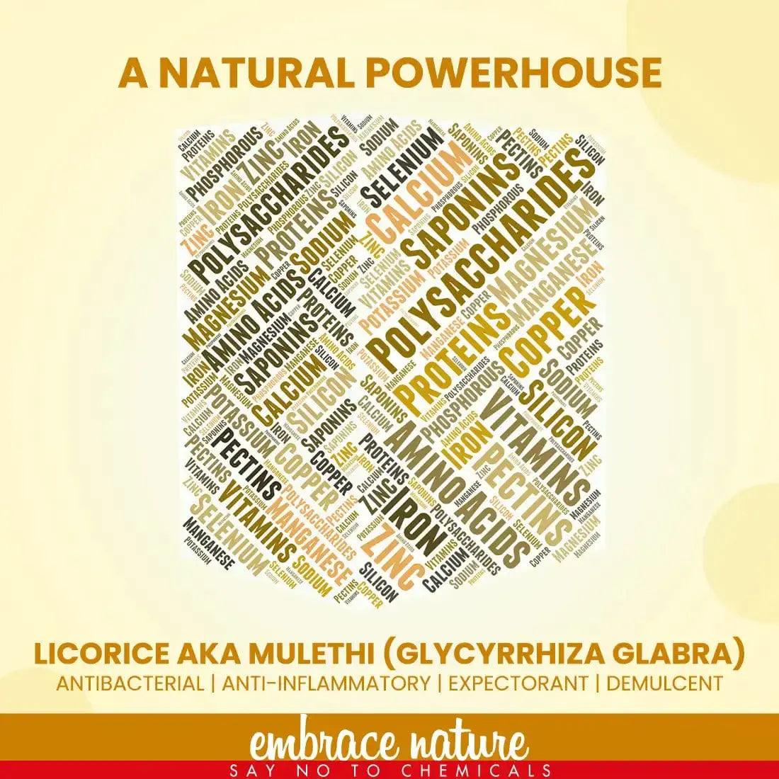 Nature Sure Mulethi Powder 100g with Raw Honey 50g