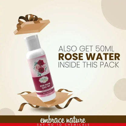 Nature Sure Multani Mitti Powder 200g with Rose Water 50ml