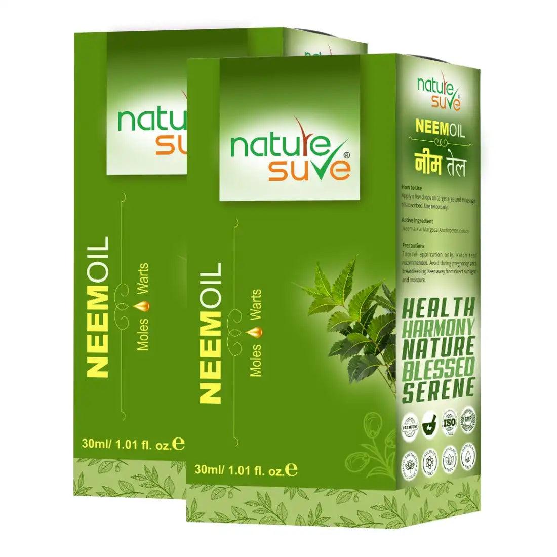 Buy 2 Packs Nature Sure Neem Oil for Moles & Warts - everteen-neud.com