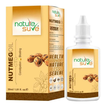 Nature Sure Nutmeg Jaiphal Oil for Bloating & Constipation in Men & Women - 30ml 8906116281048