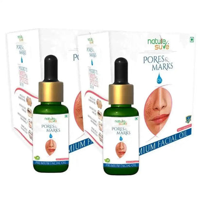 Buy 2 Packs of 30ml Nature Sure Pores and Marks Oil for Enlarged Skin Pores, Stretch Marks and Fine Lines - everteen-neud.com