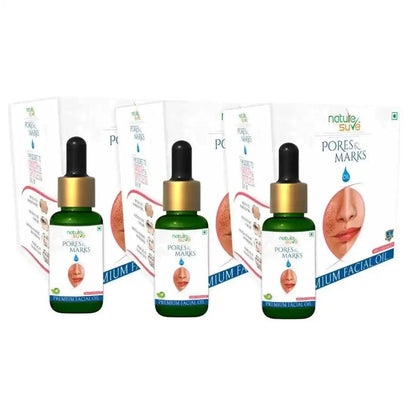 Buy 3 Packs of 30ml Nature Sure Pores and Marks Oil for Enlarged Skin Pores, Stretch Marks and Fine Lines - everteen-neud.com