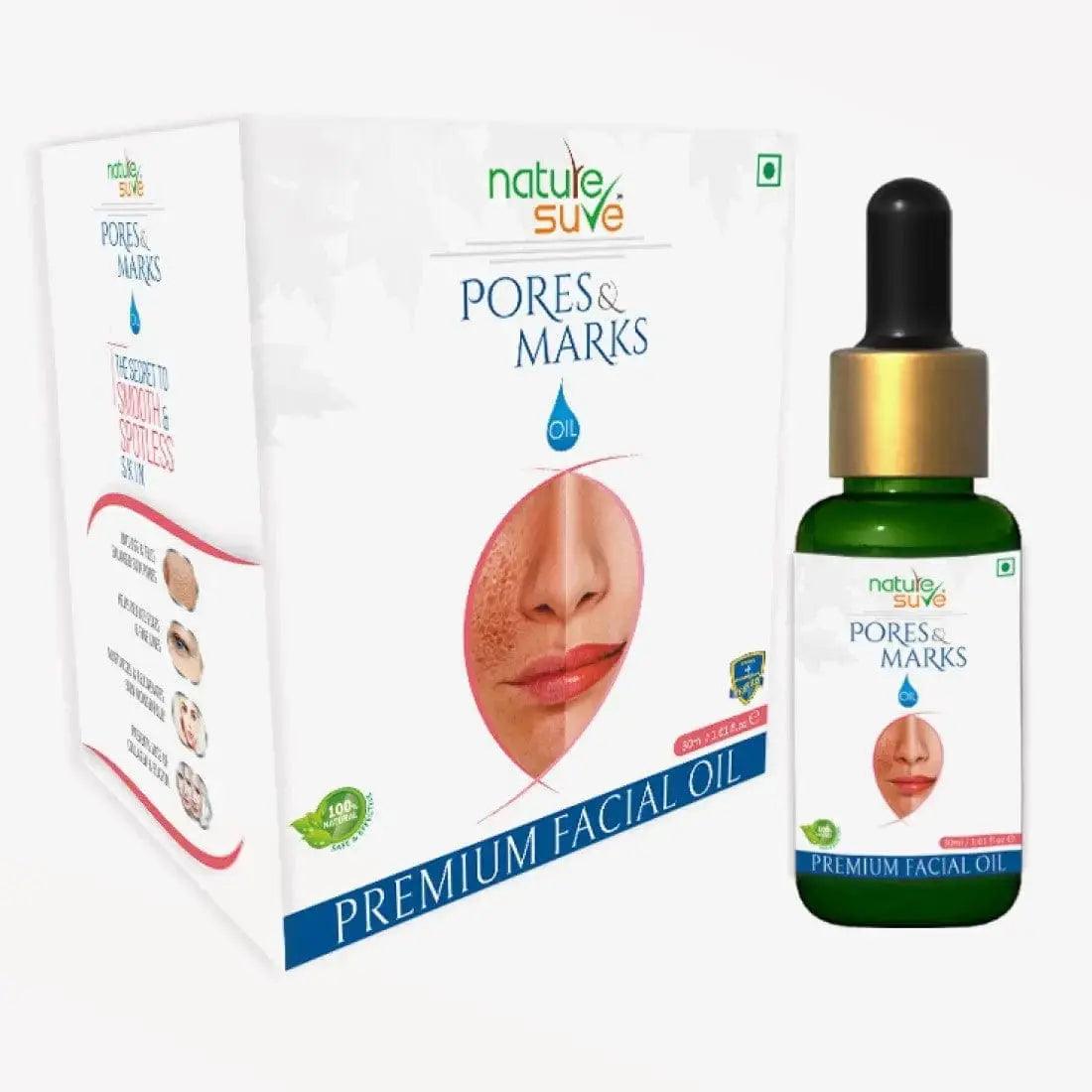 Nature Sure Pores and Marks Oil for Enlarged Skin Pores, Stretch Marks and Fine Lines 8906116281017