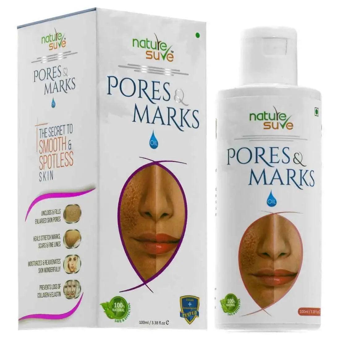 Nature Sure Pores and Marks Oil for Enlarged Skin Pores, Stretch Marks and Fine Lines 8903540009125