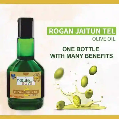 Nature Sure Rogan Jaitun Tail (Olive Oil) 110ml Offers Many Benefits for Skin, Hair and Nail Care in Men and Women - everteen-neud.com