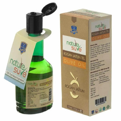 Nature Sure Rogan Jaitun Tail (Olive Oil) for Skin, Hair and Nail Care in Men & Women - 110ml
