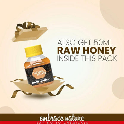 Nature Sure Shatavari Asparagus Powder 100g with Raw Honey 50g