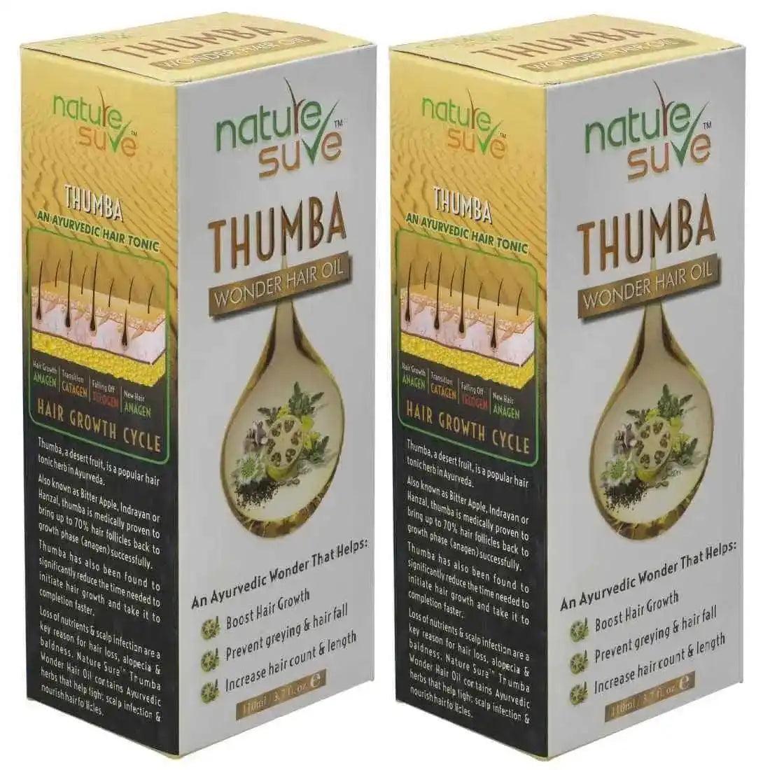 Buy 2 Packs Nature Sure Thumba Wonder Hair Oil for Men and Women Directly From Company's Brand Store - everteen-neud.com