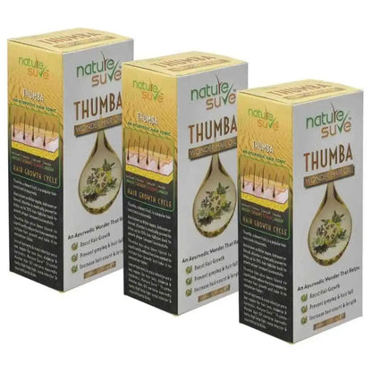 Buy 3 Packs Nature Sure Thumba Wonder Hair Oil for Men and Women Directly From Company's Brand Store - everteen-neud.com