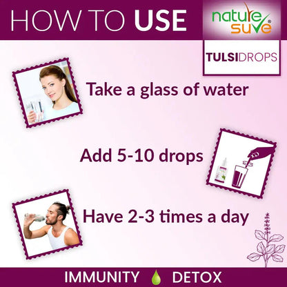 Take 5-10 Drops of Nature Sure Tulsi Drops 2-3 Times Every Day - everteen-neud.com