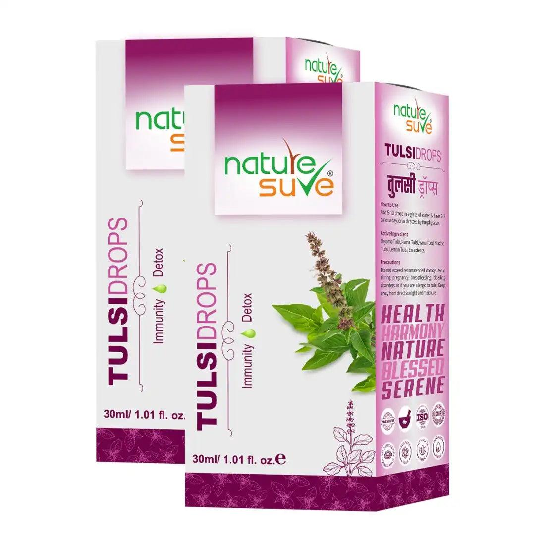 Buy 2 Packs Nature Sure Tulsi Drops for Immunity and Detox in Men and Women - everteen-neud.com