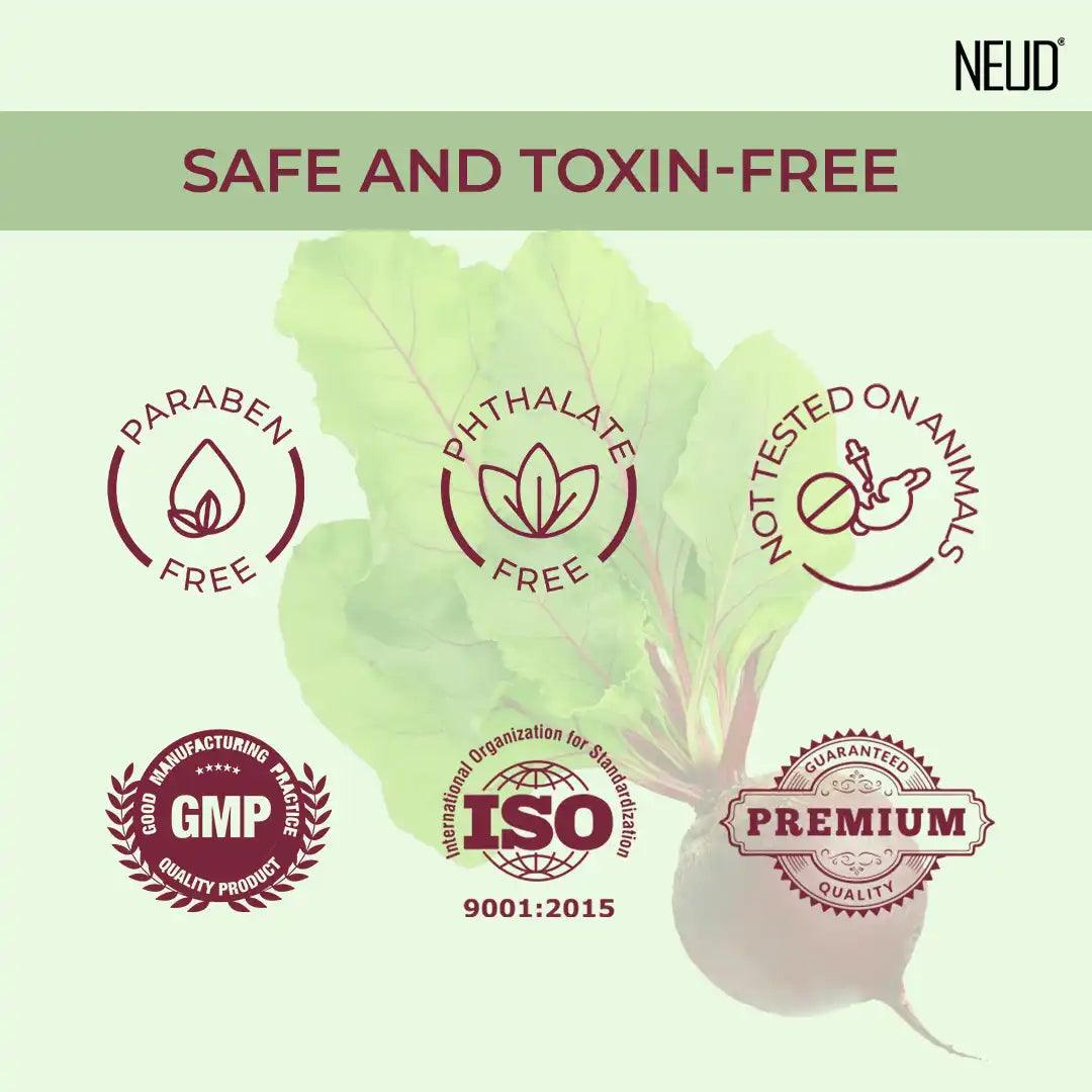 NEUD Beet Root Facial Mist Spray 100ml For Dull and Dry Skin is Top Certified and Safe Product - everteen-neud.com