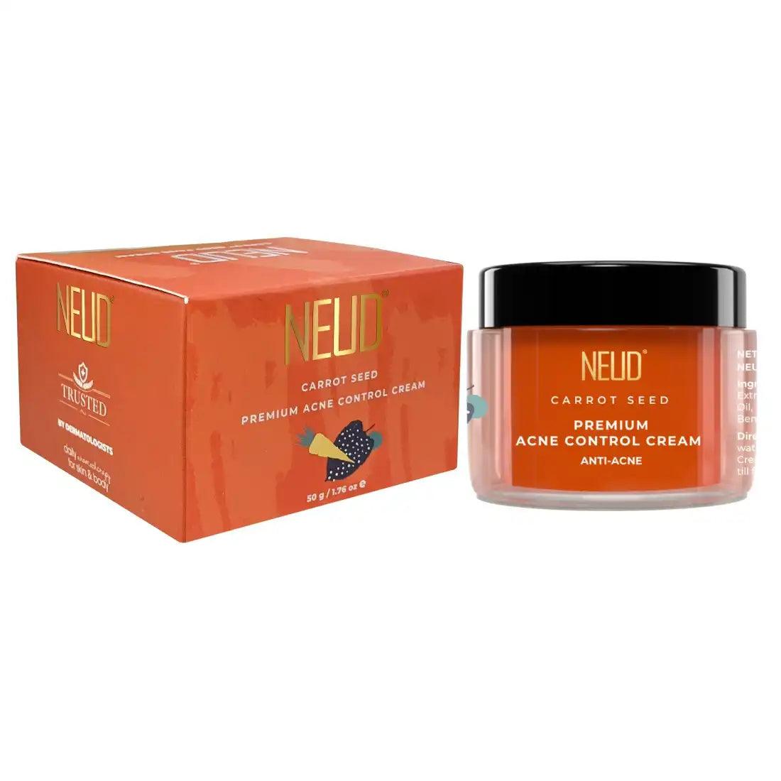 Buy 1 Pack NEUD Carrot Seed Acne Control Cream 50g for Men and Women - everteen-neud.com
