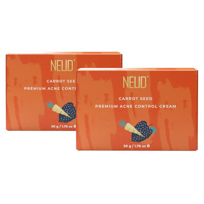Buy 2 Packs NEUD Carrot Seed Acne Control Cream 50g for Men and Women - everteen-neud.com