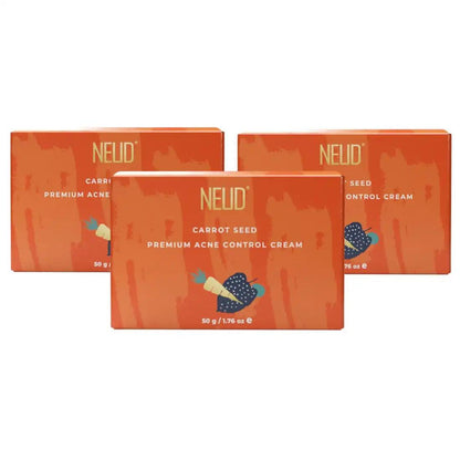 Buy 3 Packs NEUD Carrot Seed Acne Control Cream 50g for Men and Women - everteen-neud.com