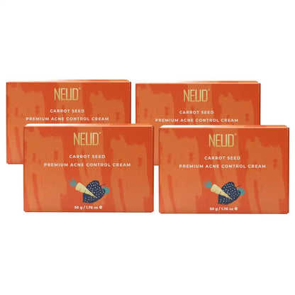 Buy 4 Packs NEUD Carrot Seed Acne Control Cream 50g for Men and Women - everteen-neud.com