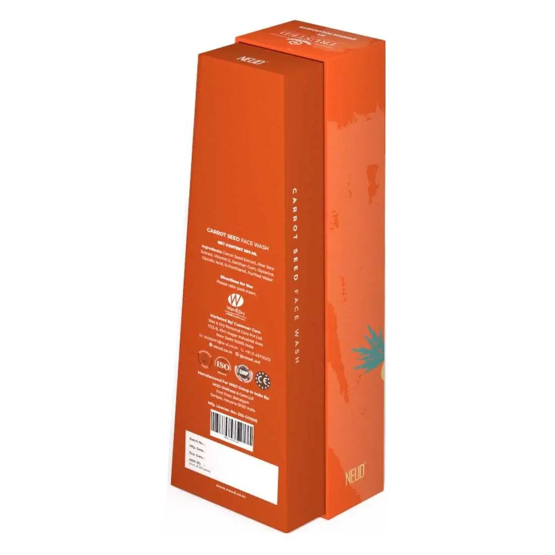 NEUD Carrot Seed Face Wash for Men & Women (300 ml)
