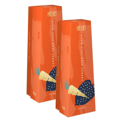 Buy 2 Packs NEUD Carrot Seed Face Wash for Men and Women (300 ml) - everteen-neud.com