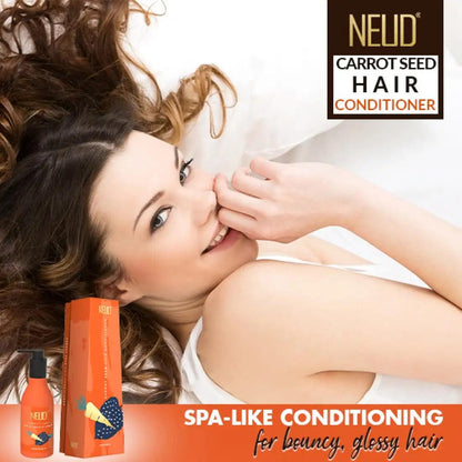 Use NEUD Carrot Seed Hair Conditioner For Spa Like Bouncy, Glossy Hair - everteen-neud.com