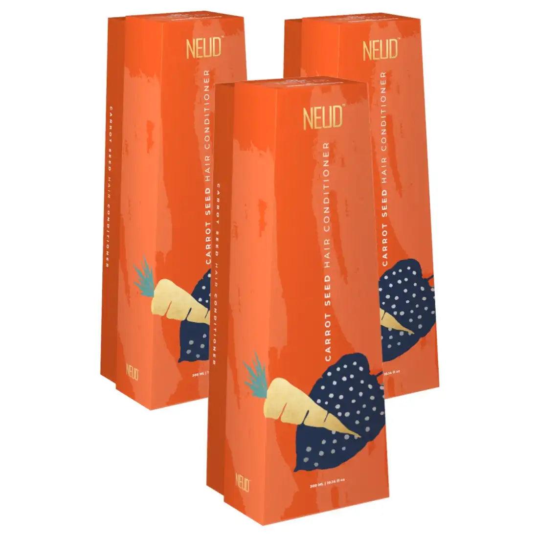 Buy 3 Packs NEUD Carrot Seed Hair Conditioner 300ml for Men and Women - everteen-neud.com