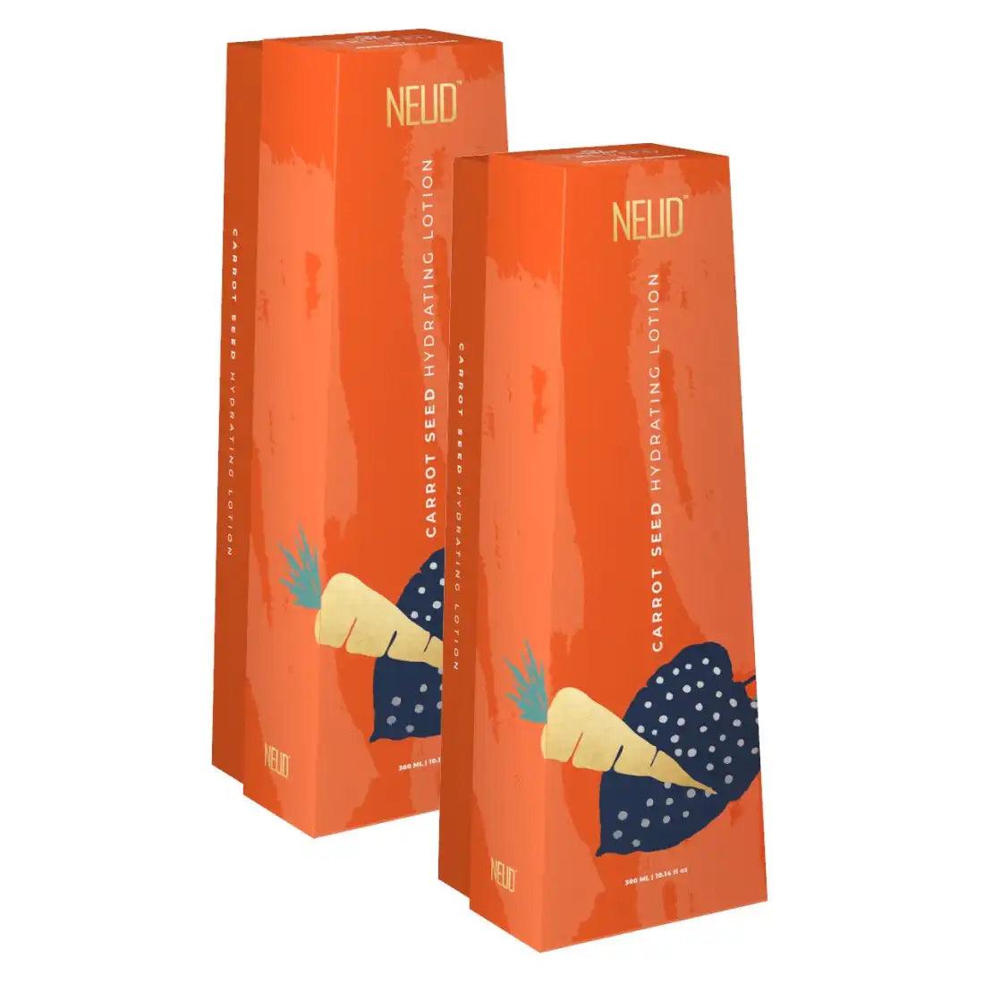 Buy 2 Packs NEUD Carrot Seed Hydrating Lotion 300 ml for Men and Women - everteen-neud.com