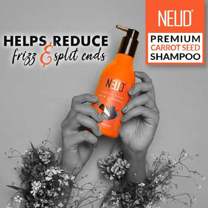 NEUD Carrot Seed Hair Shampoo Helps Reduce Frizz and Split Ends in Men and Women - everteen-neud.com