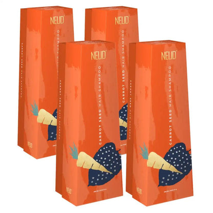 Buy 4 Packs NEUD Carrot Seed Shampoo 300 ml for Men and Women - everteen-neud.com