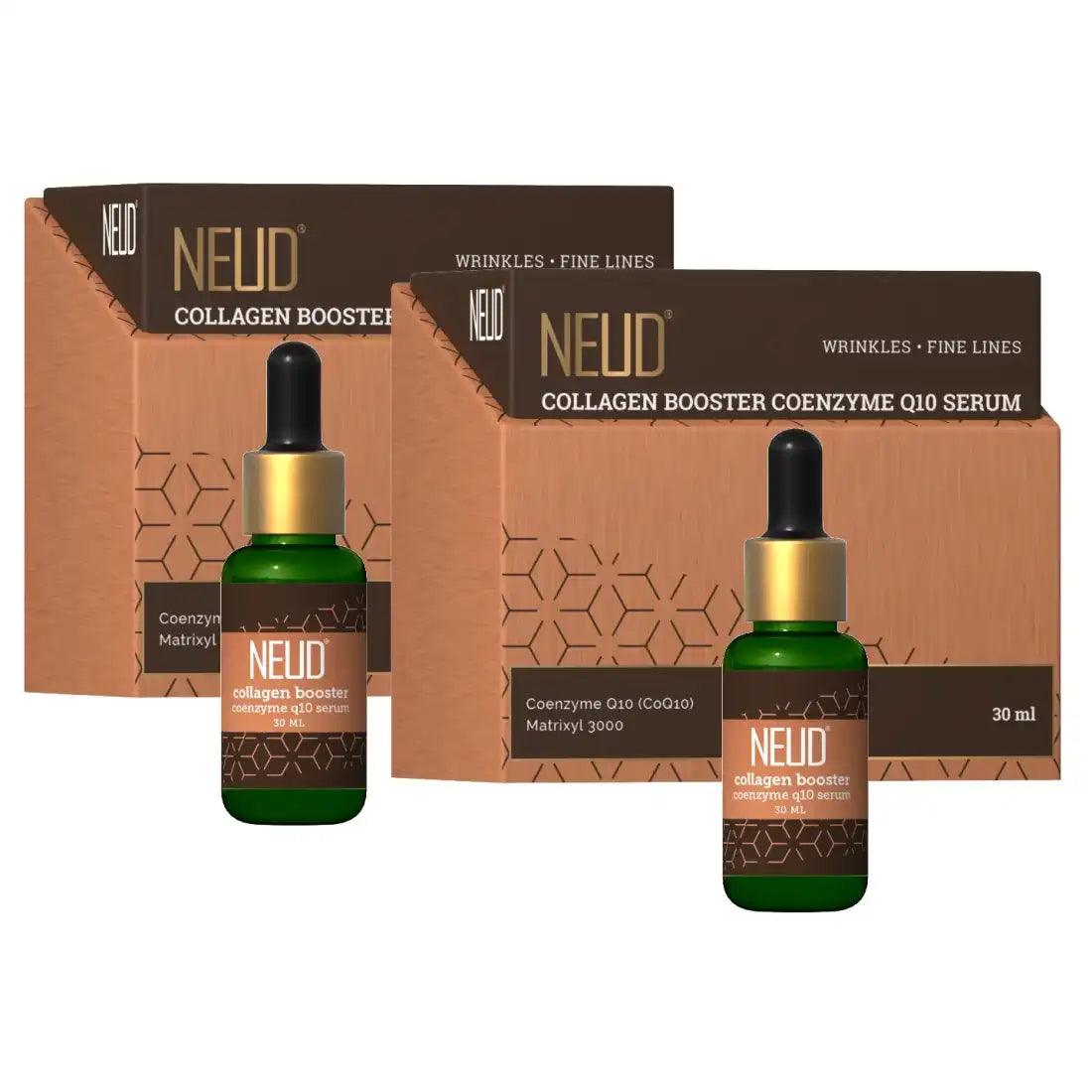 Buy 2 Packs NEUD Collagen Booster Coenzyme Q10 Serum 30ml With Matrixyl 3000 and Aloe Vera - everteen-neud.com