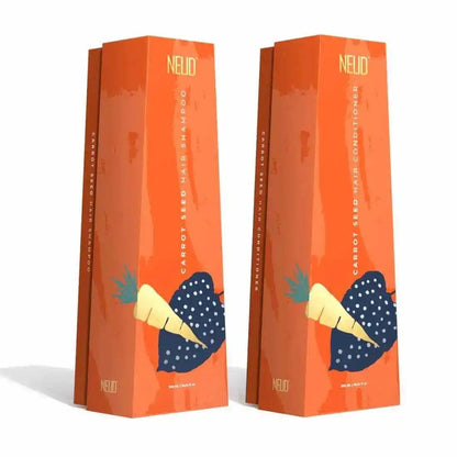 Buy 1 Pack NEUD Combo: Carrot Seed Shampoo & Hair Conditioner for Men & Women (300 ml Each) - everteen-neud.com