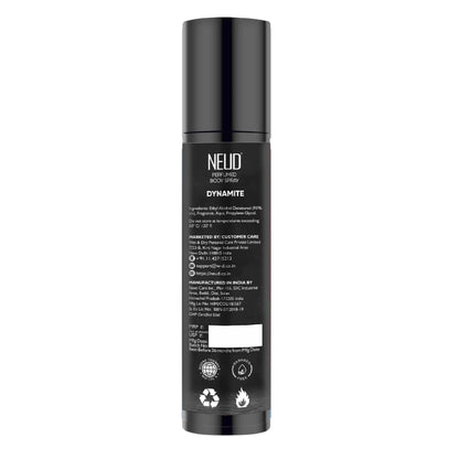 NEUD Dynamite Perfumed Body Spray For Office - Ozone-Friendly, No Talc, Aluminum, CFCs or Parabens