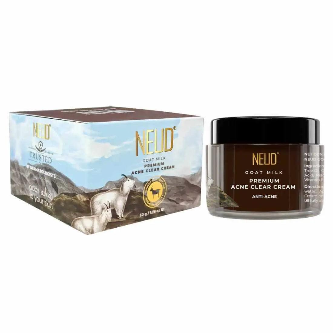 NEUD Goat Milk Acne Clear Cream for Men & Women - 50 g 8906116280430