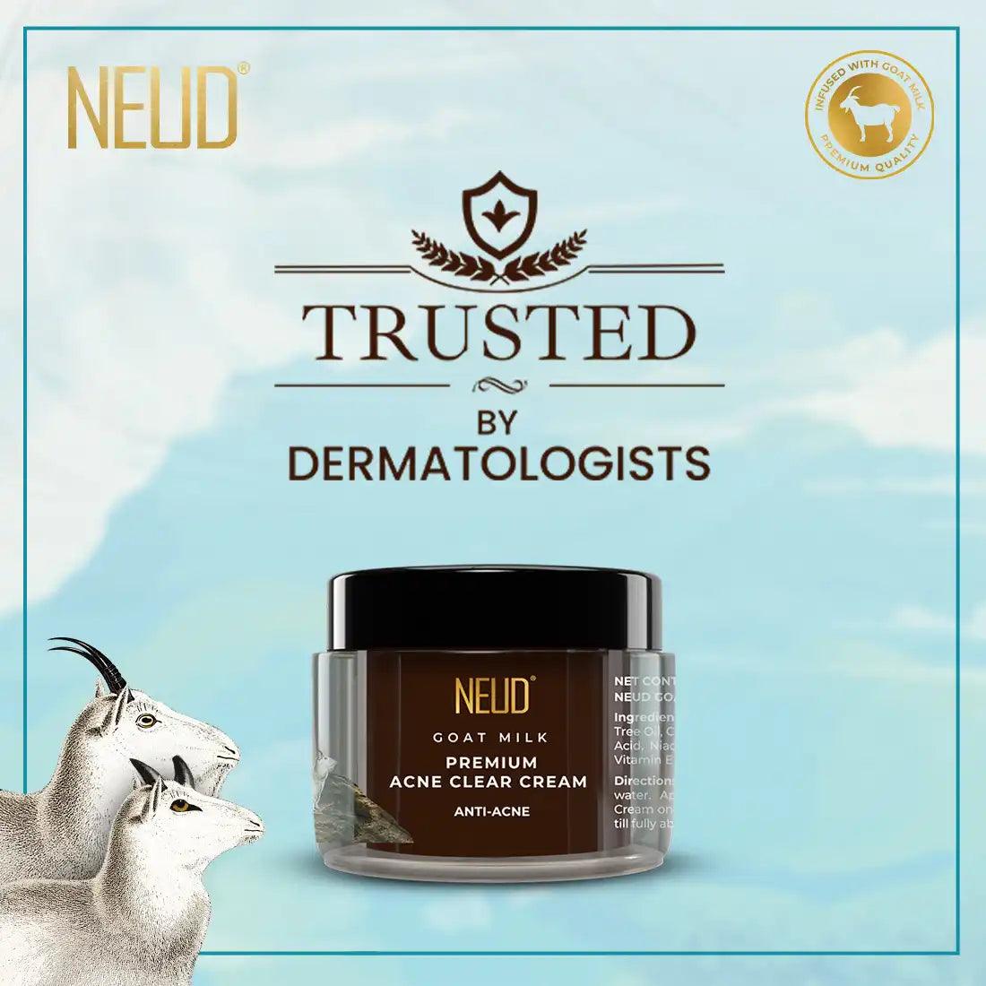 NEUD Goat Milk Acne Clear Cream is Trusted By Dermatologists - everteen-neud.com