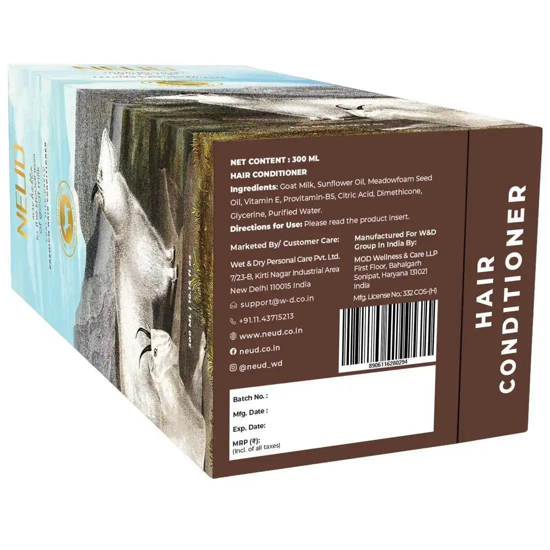 NEUD Goat Milk Volumizing Hair Conditioner 300 ml for Men and Women is Shipped Worldwide -  everteen-neud.com