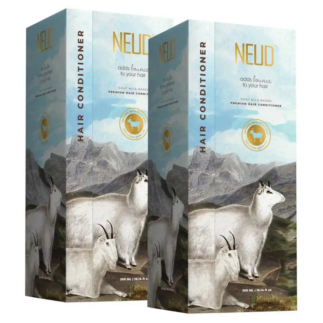 Buy 2 Packs NEUD Goat Milk Volumizing Hair Conditioner 300 ml for Men and Women -  everteen-neud.com