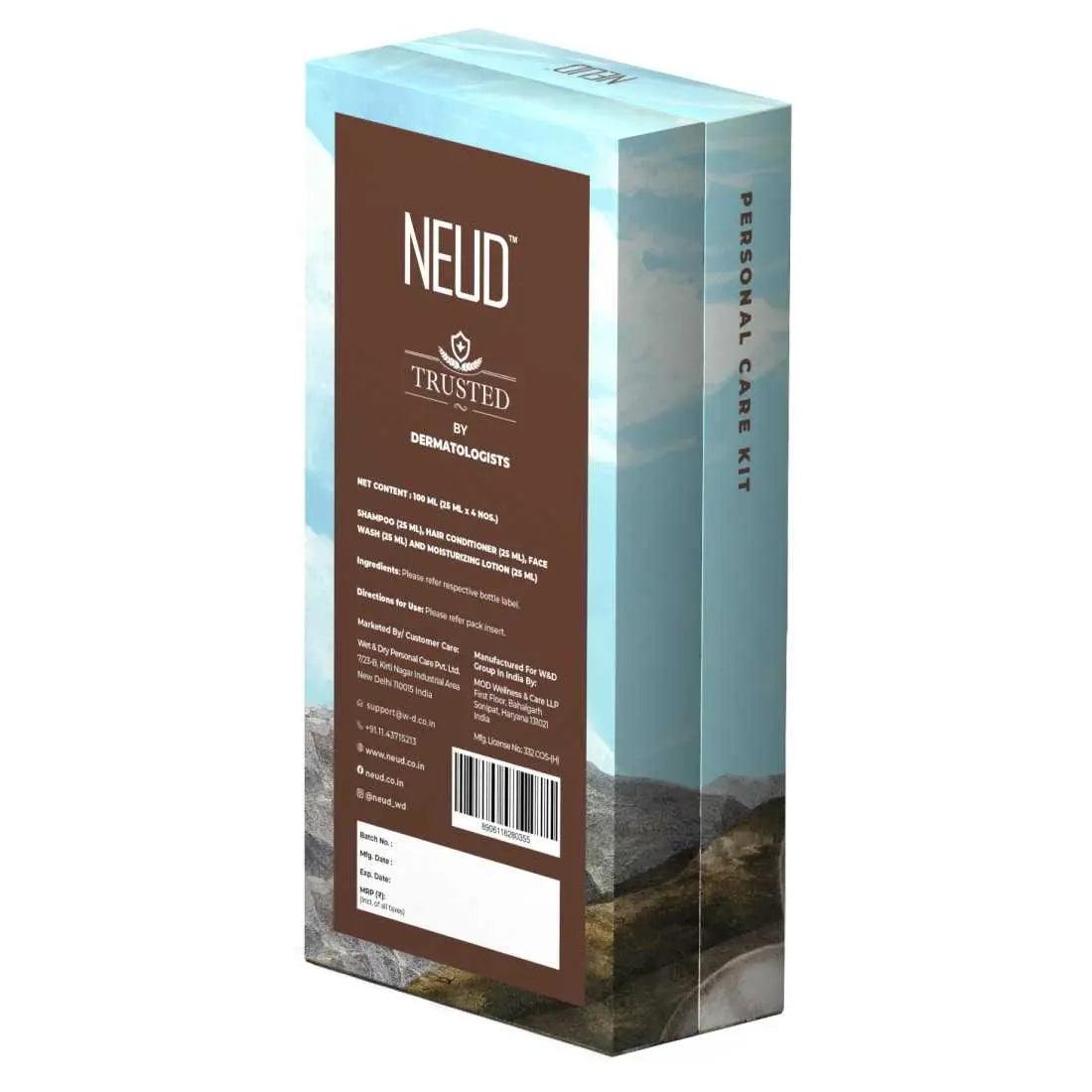 NEUD Goat Milk Personal Care Kit for Men & Women - 100 ml (25ml x 4 Nos.) 8906116280355