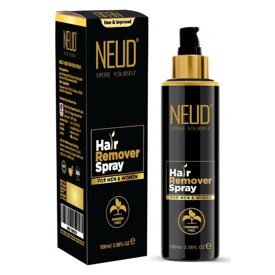 NEUD Hair Remover Spray with Retarding Effect of Natural Bio-Actives for Men & Women - 100 ml 8906116280218