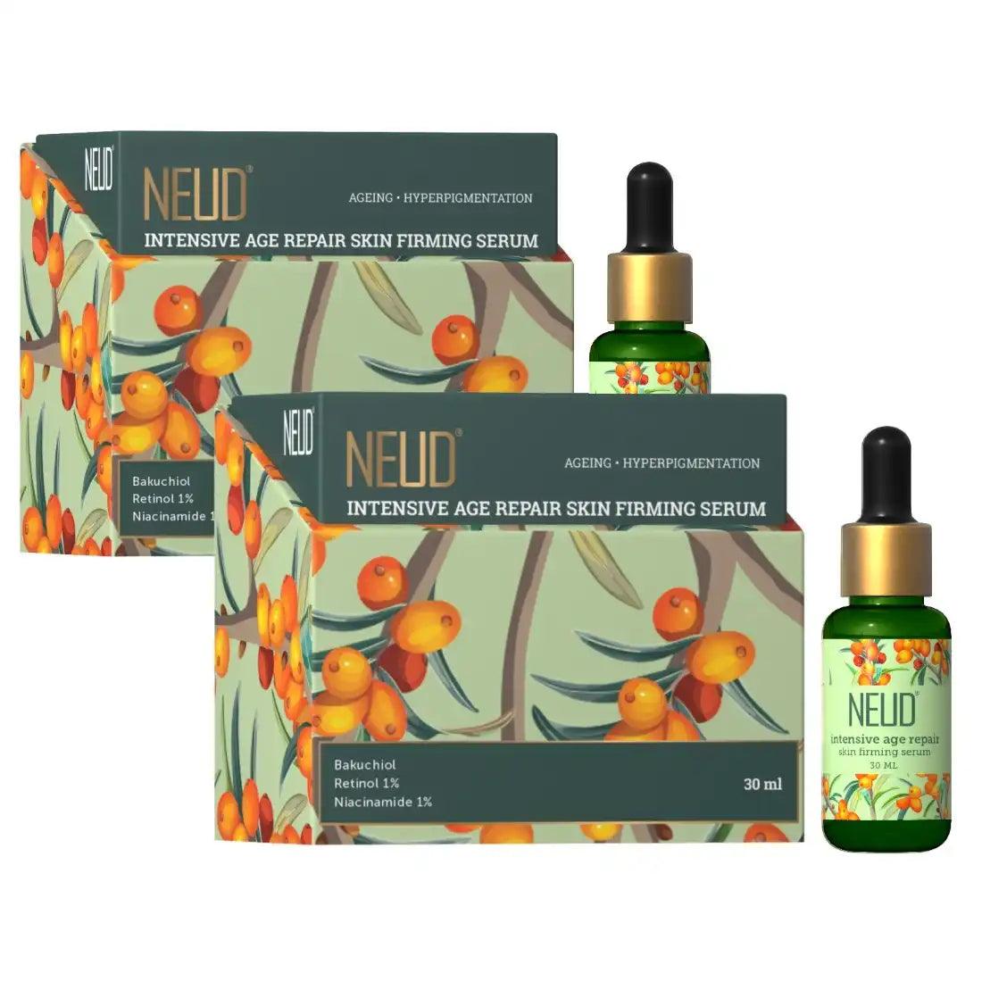 Buy 2 Packs NEUD Intensive Age Repair Skin Firming Serum 30ml With Retinol, Niacinamide and Bakuchiol - everteen-neud.com