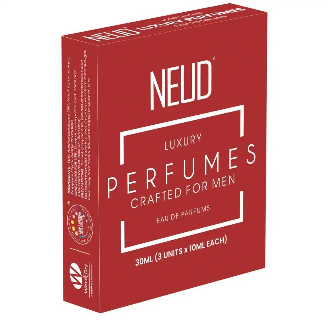 Buy 1 Pack NEUD Luxury Pocket Perfume 3x10ml Gift Set for Men - Long Lasting Eau de Parfum - everteen-neud.com