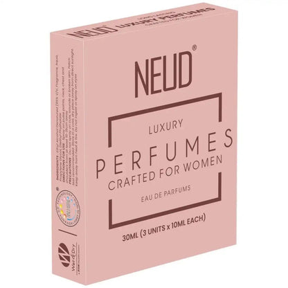 Buy 1 Set NEUD Luxury Pocket Perfume Gift Set for Women - Long Lasting Eau de Parfum (Fruity, Rose, Musk Fragrance) - 3x10ml - everteen-neud.com