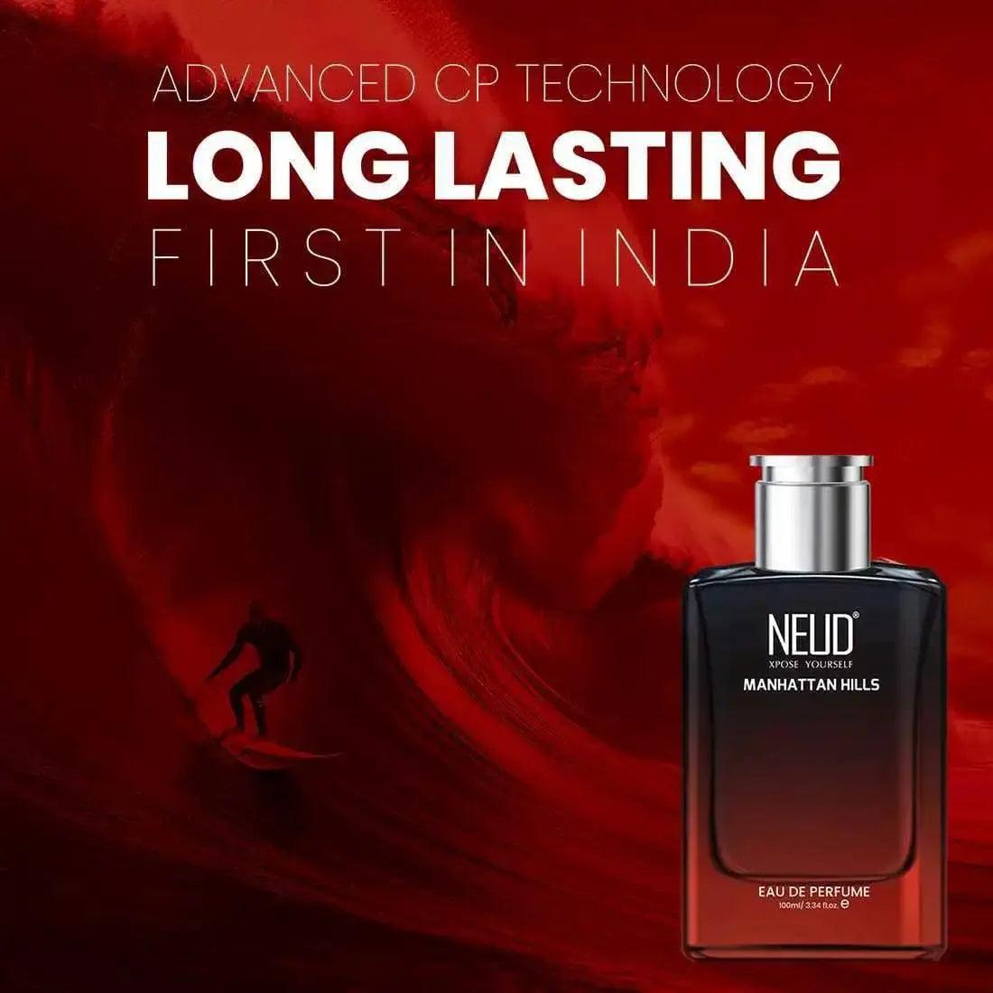 NEUD Manhattan Hills Luxury Perfume for Sophisticated Men Long Lasting EDP No CFC - 100ml