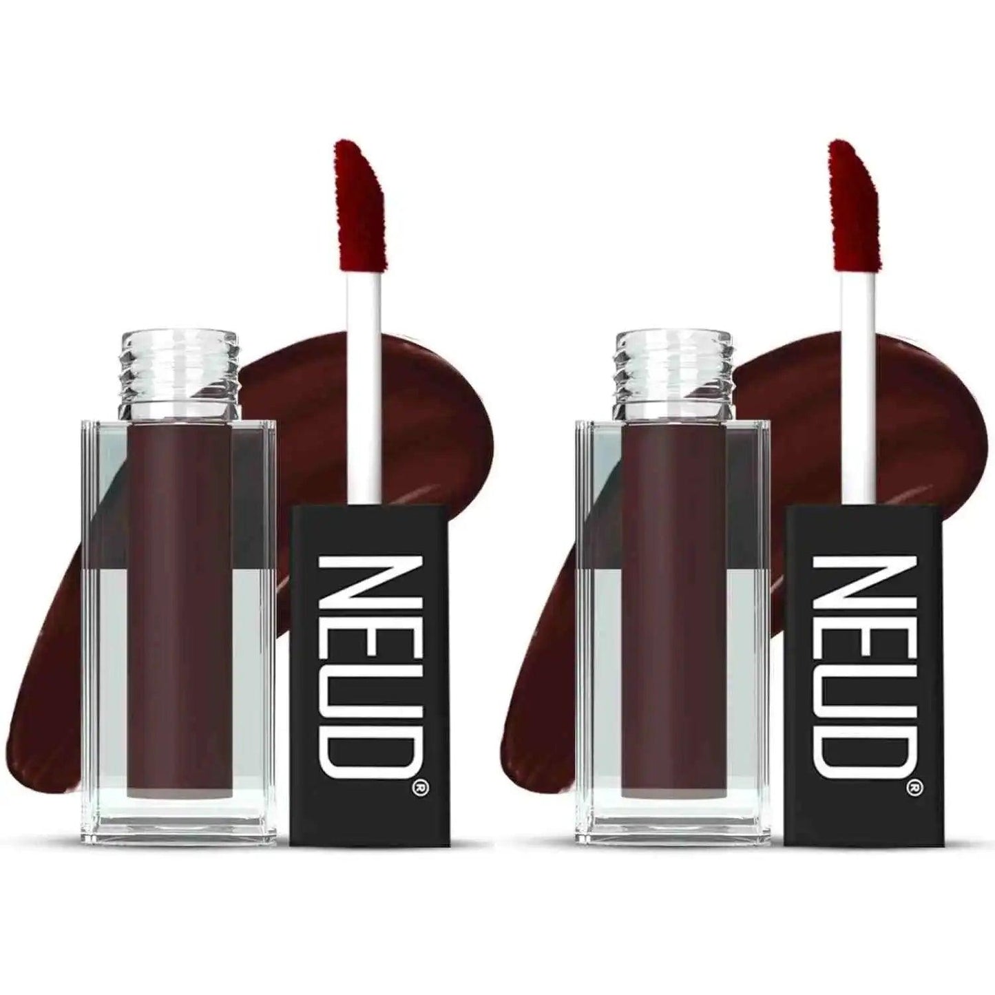 Buy 2 Packs NEUD Matte Liquid Lipstick Espresso Twist with Jojoba Oil, Vitamin E and Almond Oil - Smudge Proof 12-hour Stay Formula with Free Lip Gloss - everteen-neud.com