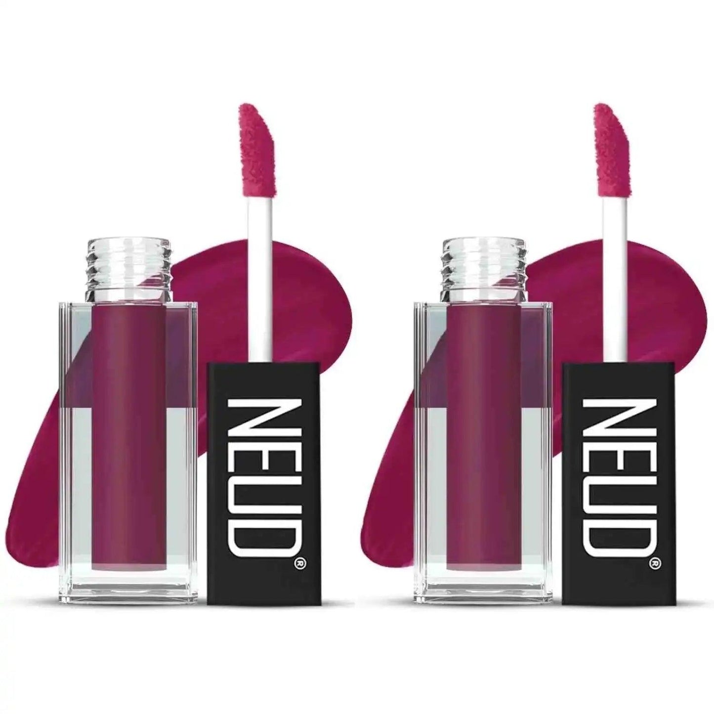 Buy 2 Packs NEUD Matte Liquid Lipstick Mauve-a-licious with Jojoba Oil, Vitamin E and Almond Oil - Smudge Proof 12-hour Stay Formula with Free Lip Gloss - everteen-neud.com