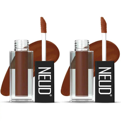 Buy 2 Packs NEUD Matte Liquid Lipstick Oh My Coco with Jojoba Oil, Vitamin E and Almond Oil - Smudge Proof 12-hour Stay Formula with Free Lip Gloss - everteen-neud.com