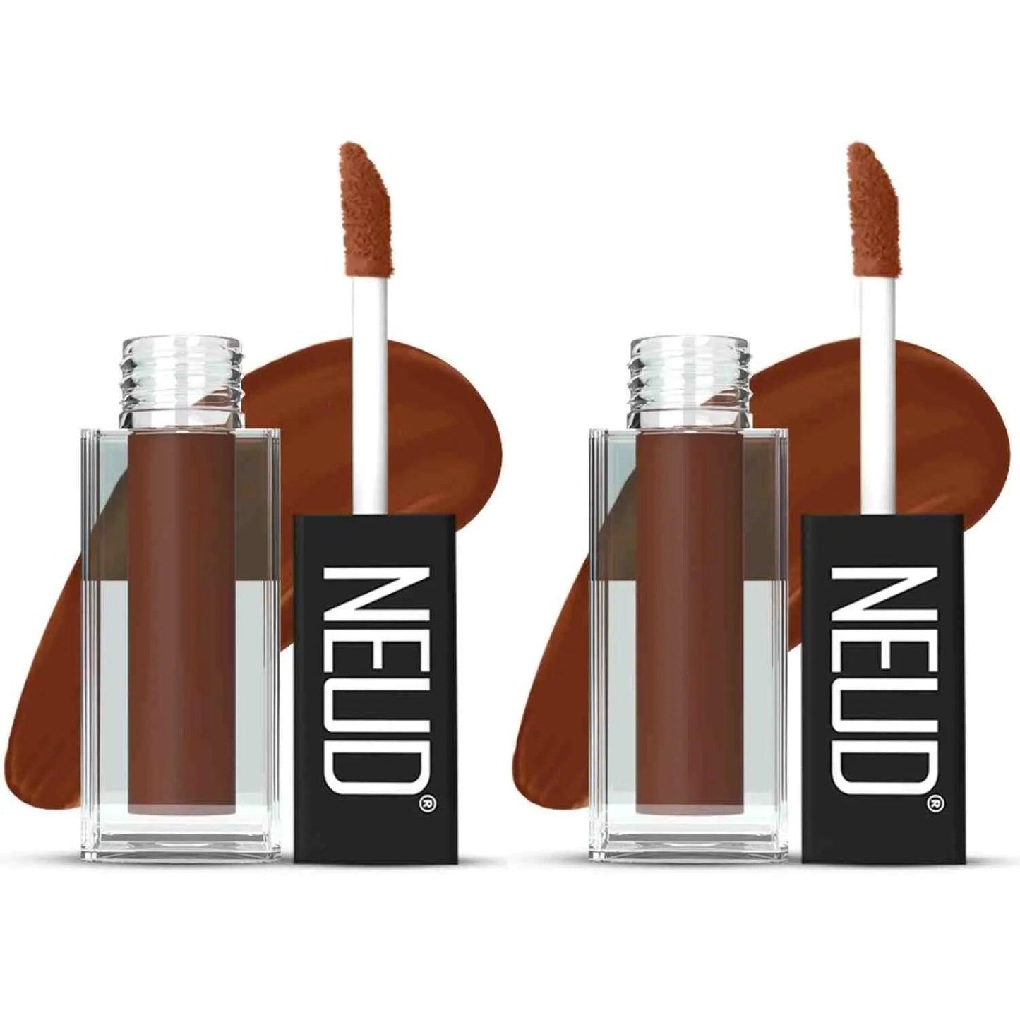 NEUD Matte Liquid Lipstick Oh My Coco with Jojoba Oil, Vitamin E and Almond Oil - Smudge Proof 12-hour Stay Formula with Free Lip Gloss 7419870636029