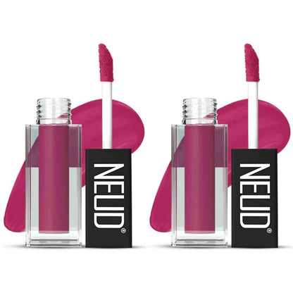 NEUD Matte Liquid Lipstick Quirky Tease with Jojoba Oil, Vitamin E and Almond Oil - Smudge Proof 12-hour Stay Formula with Free Lip Gloss 7419870458874