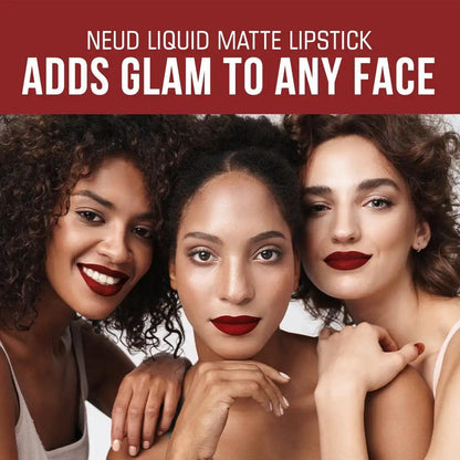 NEUD Red Kiss Matte Liquid Lipstick adds glam to any face - everteen-neud.com