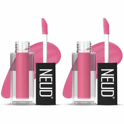 Buy 2 Packs NEUD Matte Liquid Lipstick Supple Candy with Jojoba Oil, Vitamin E and Almond Oil - Smudge Proof 12-hour Stay Formula with Free Lip Gloss - everteen-neud.com