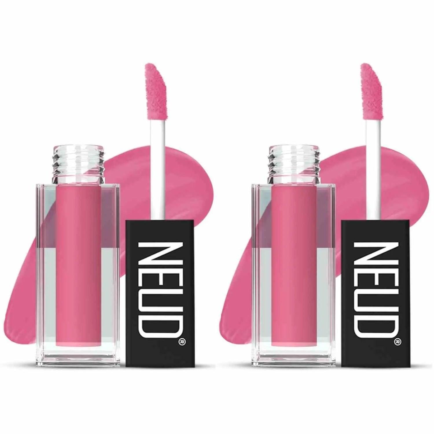 NEUD Matte Liquid Lipstick Supple Candy with Jojoba Oil, Vitamin E and Almond Oil - Smudge Proof 12-hour Stay Formula with Free Lip Gloss 7419870728922