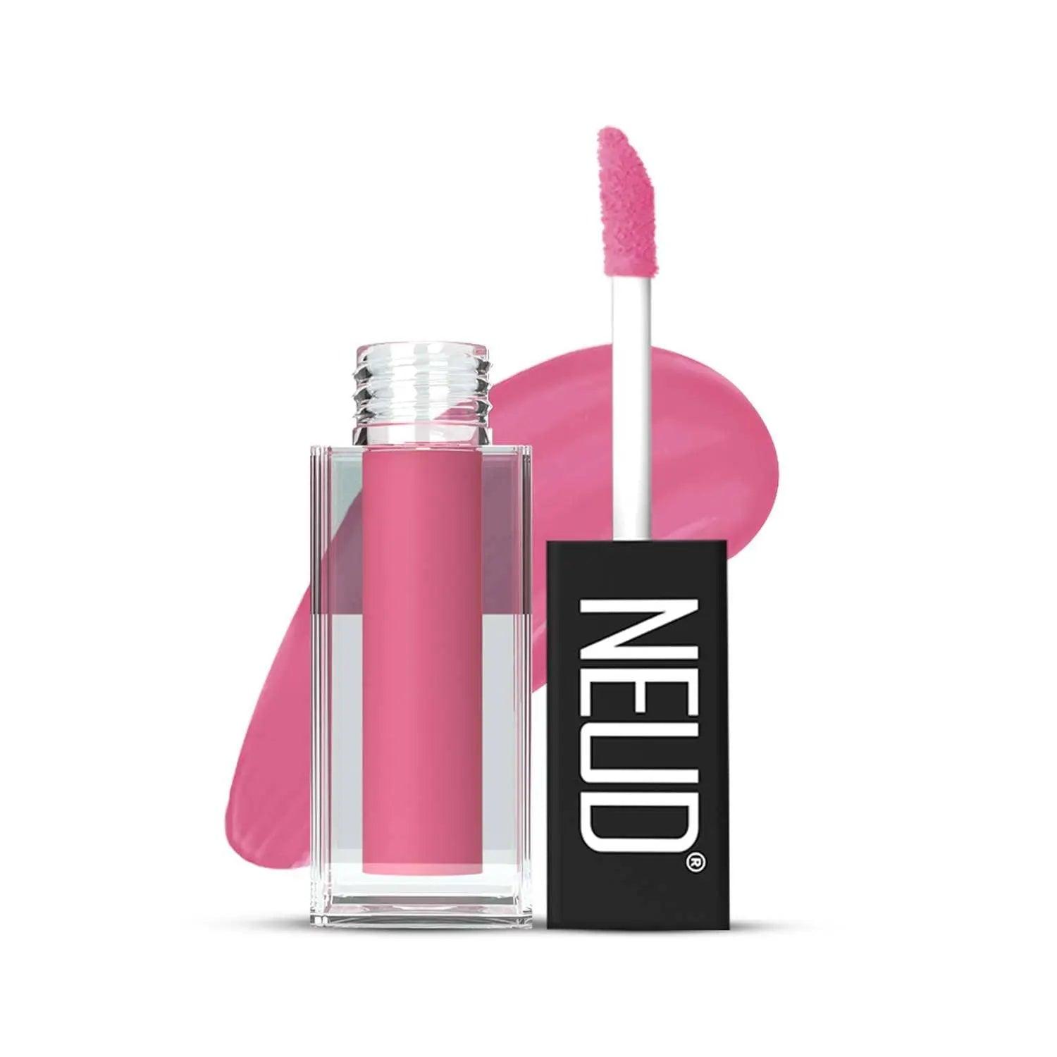 NEUD Matte Liquid Lipstick Supple Candy with Jojoba Oil, Vitamin E and Almond Oil - Smudge Proof 12-hour Stay Formula with Free Lip Gloss 8906116281147