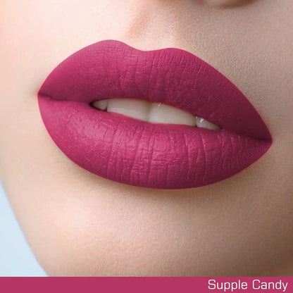 Closeup of Shade for NEUD Matte Liquid Lipstick Supple Candy - everteen-neud.com